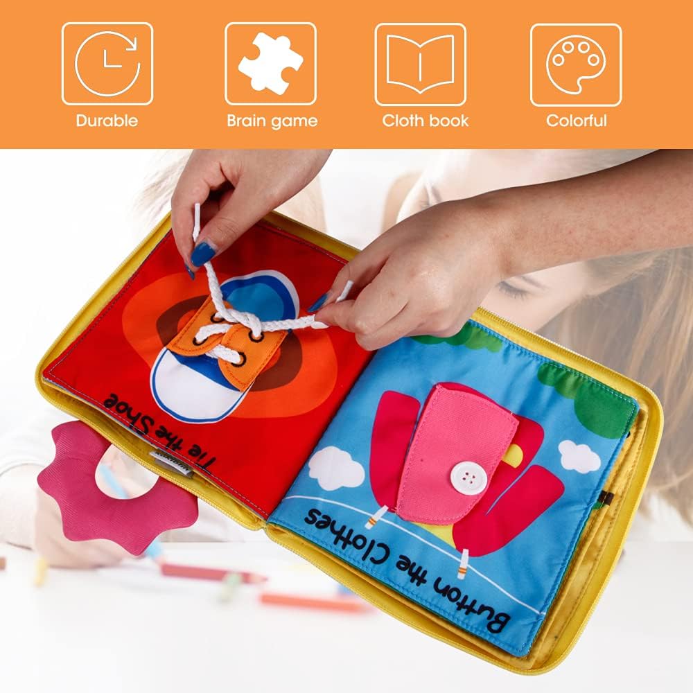 Tumama Kids - Baby Cloth Busy Book - Educational Book