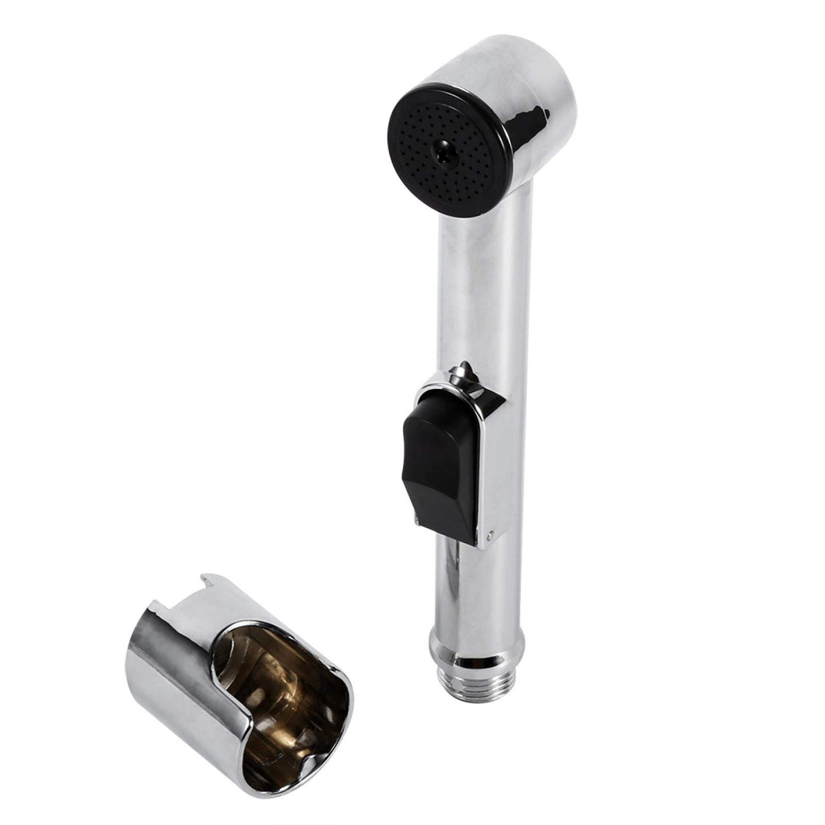 Handheld Bidet Spray Head, ABS Shattaf Stainless Steel Home Bathroom Portable Chrome Plated Toilet Bidet Shower Spray