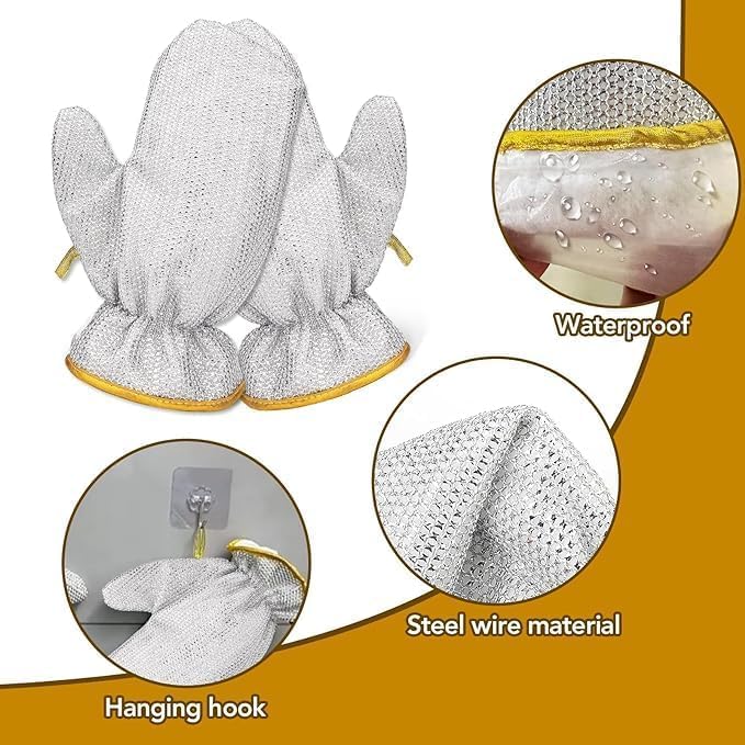 Multi Functional Wire Cleaning Gloves (pair)