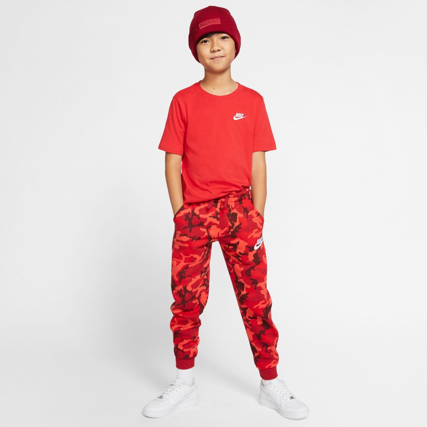 Nike NSW Embroidered Futura Tee (Little Kids/Big Kids) Black/White - Medaid International
