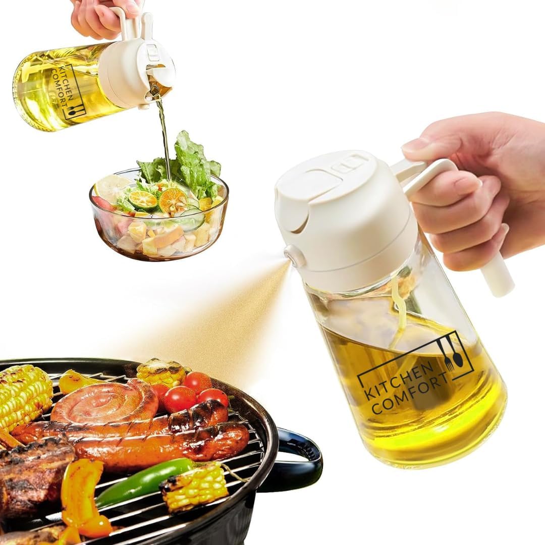 2 in 1 Oil Sprayer & Dispenser