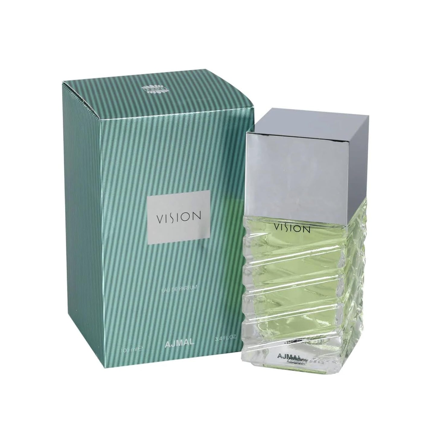 Ajmal Vision Eau De Parfum Spray100 ml For Men | Long Lasting Fragrance - Made In Dubai - Medaid International