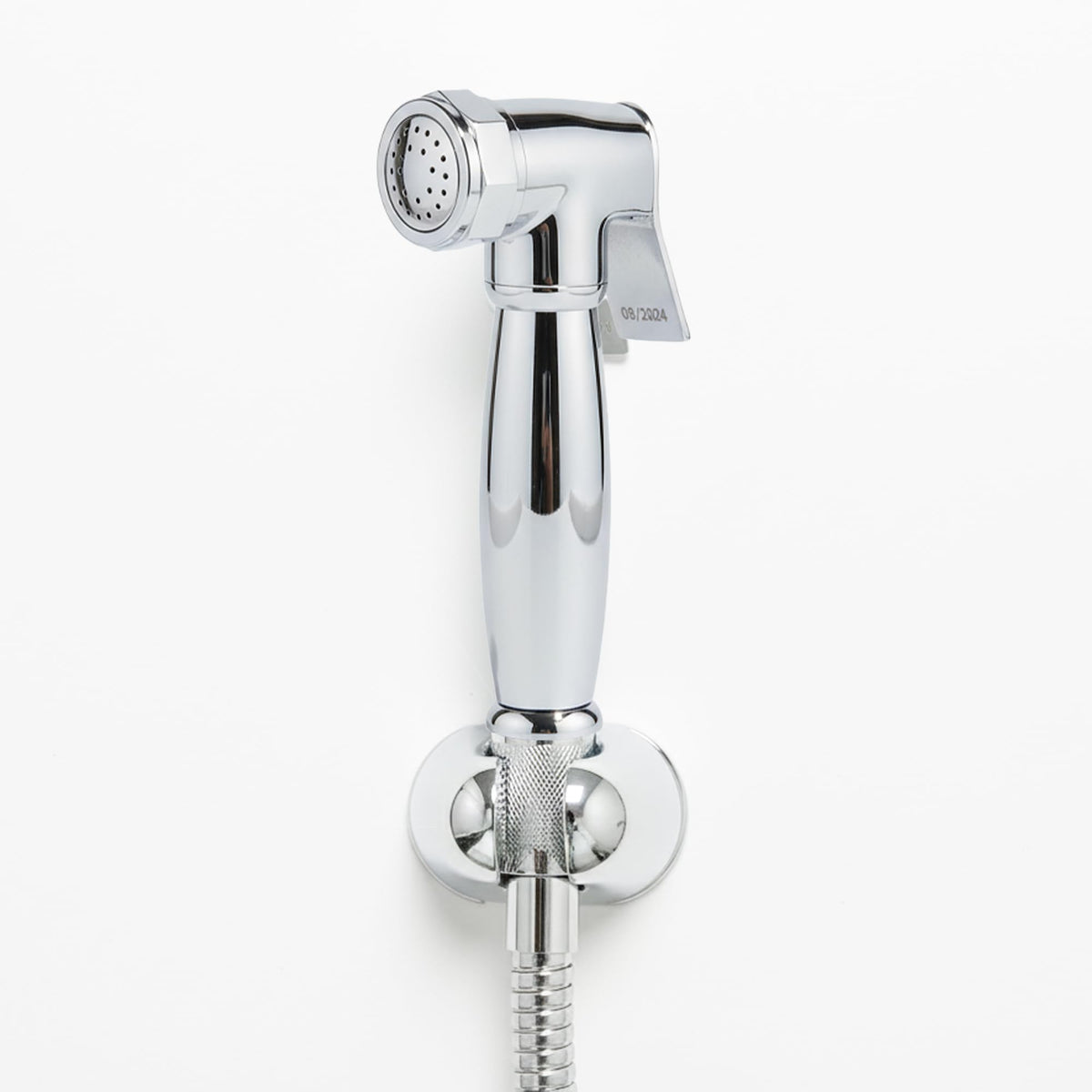 HITEX Milano Luxury Brass Shattaf Set – Chrome Plated Handheld Bidet Spray with Hose & Holder | Easy Installation, Durable & Rust Resistant, Smooth Finish for Bathroom Hygiene