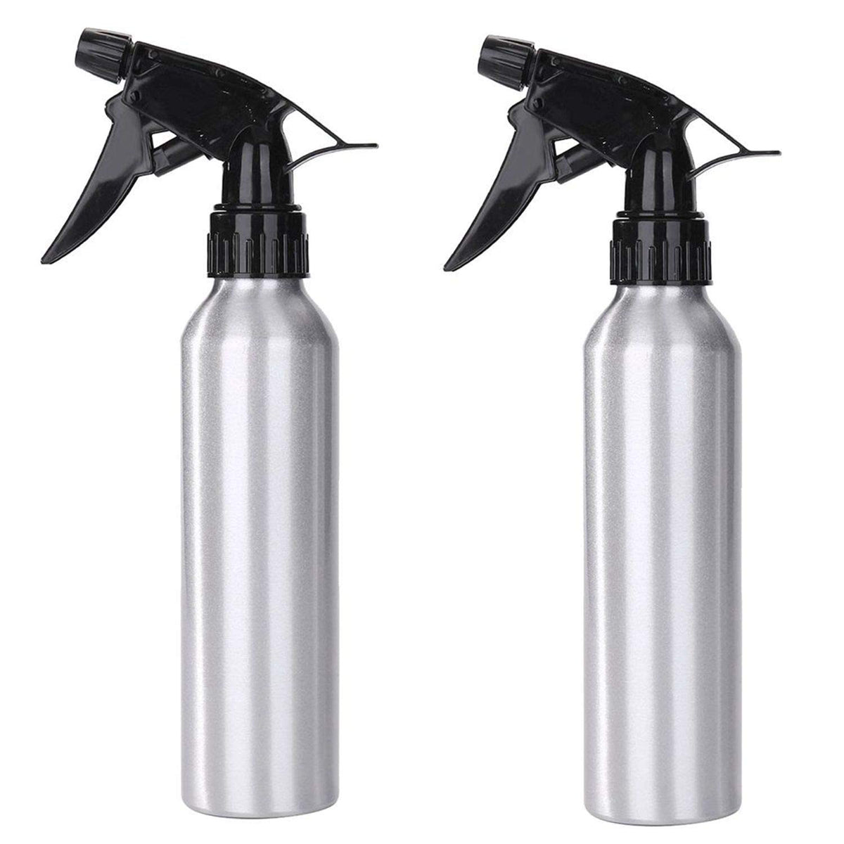 TERRIFI 250ml Empty Aluminum Spray Bottle, 2pcs Reliable Sprayer Empty Spray Bottles Atomizer Mist Perfume for Hairdressing Green Soap Flowers Water Sprayer Tool