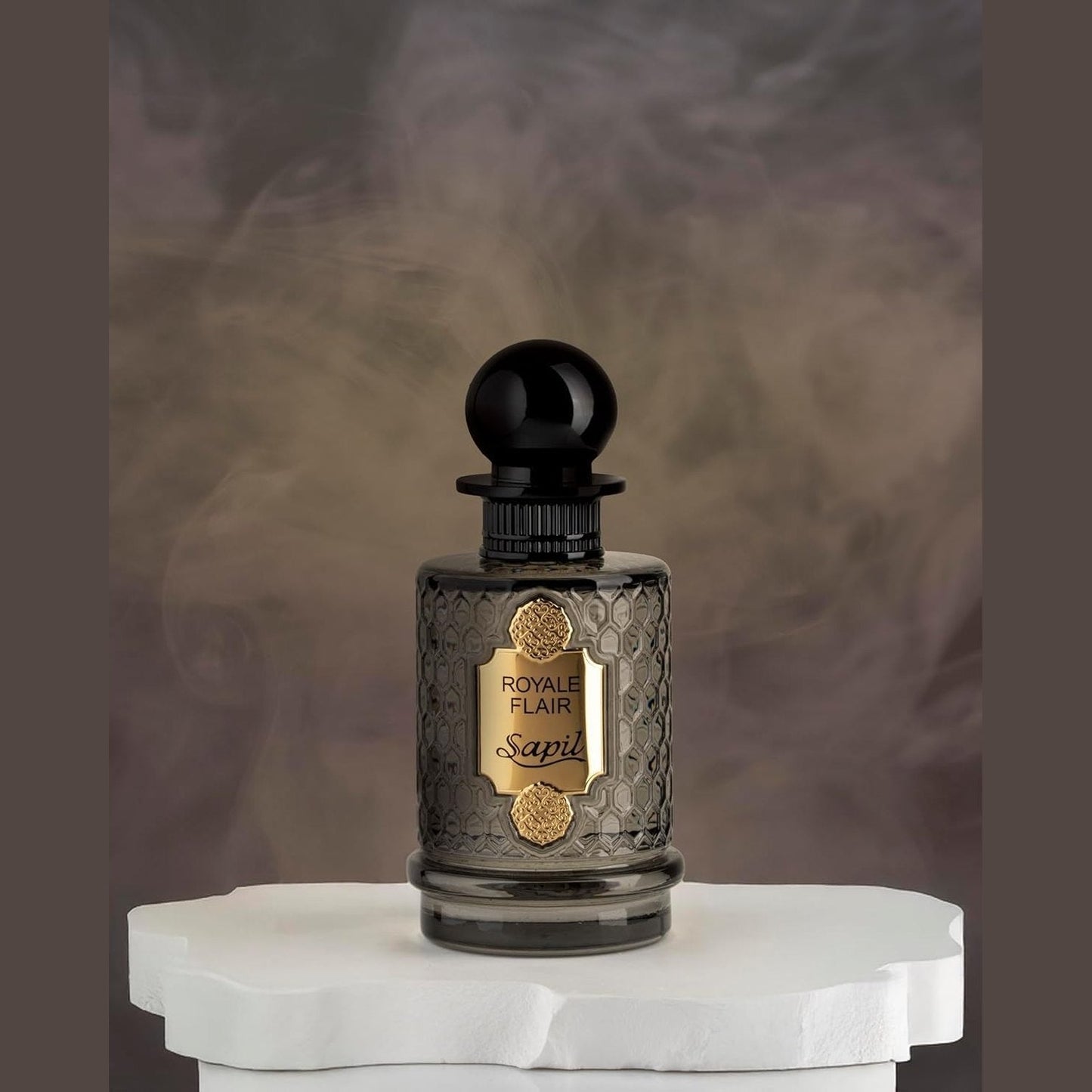 Sapil Royale Flair Unisex Eau De Parfum – Spicy Woody Oud & Amber Blend – Long-Lasting Premium Luxury Fragrance for Men & Women – Arabic Dubai Perfume – 3.38 oz - Medaid International
