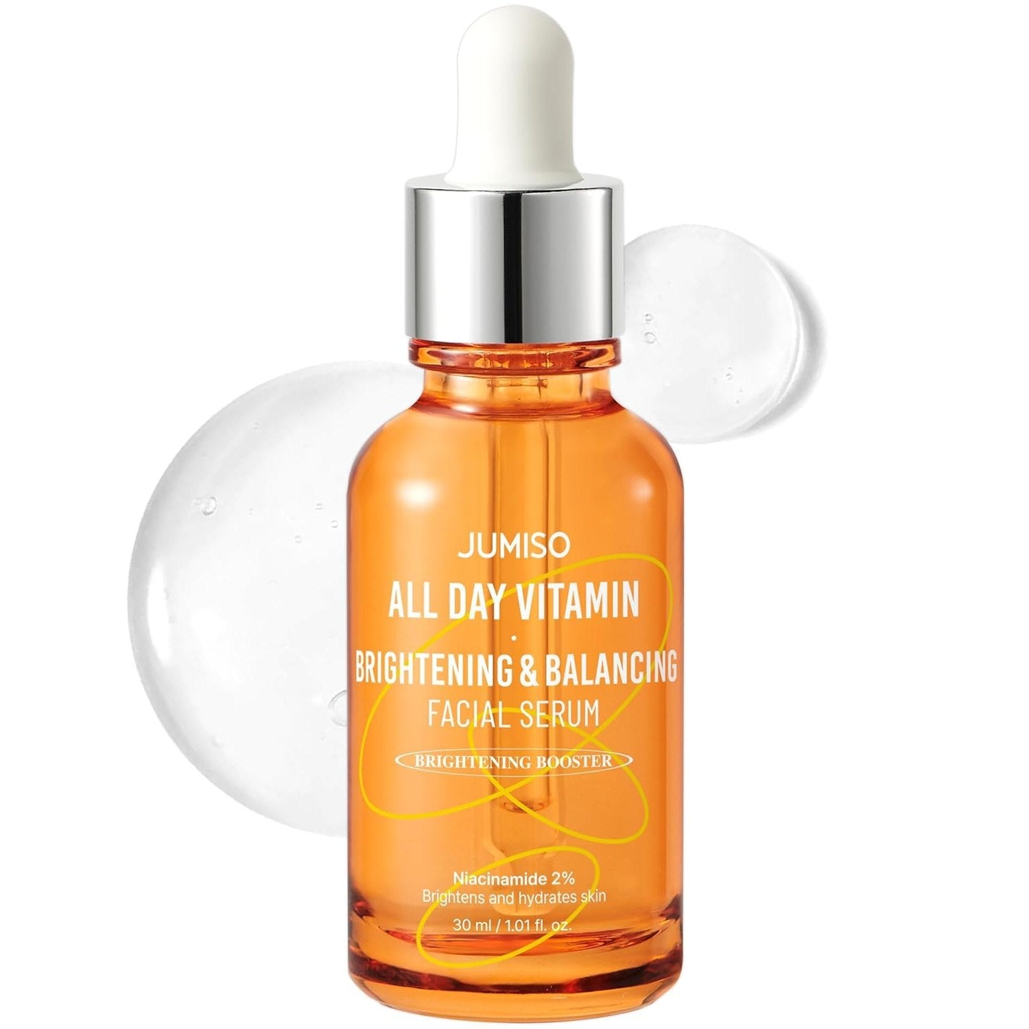 JUMISO All Day Vitamin Serum, Brightening & Balancing Facial Serum 30ml, 1.01 fl oz, 86.14% of Vitamin Tree Extract, 20,000ppm of Niacinamide - Medaid International