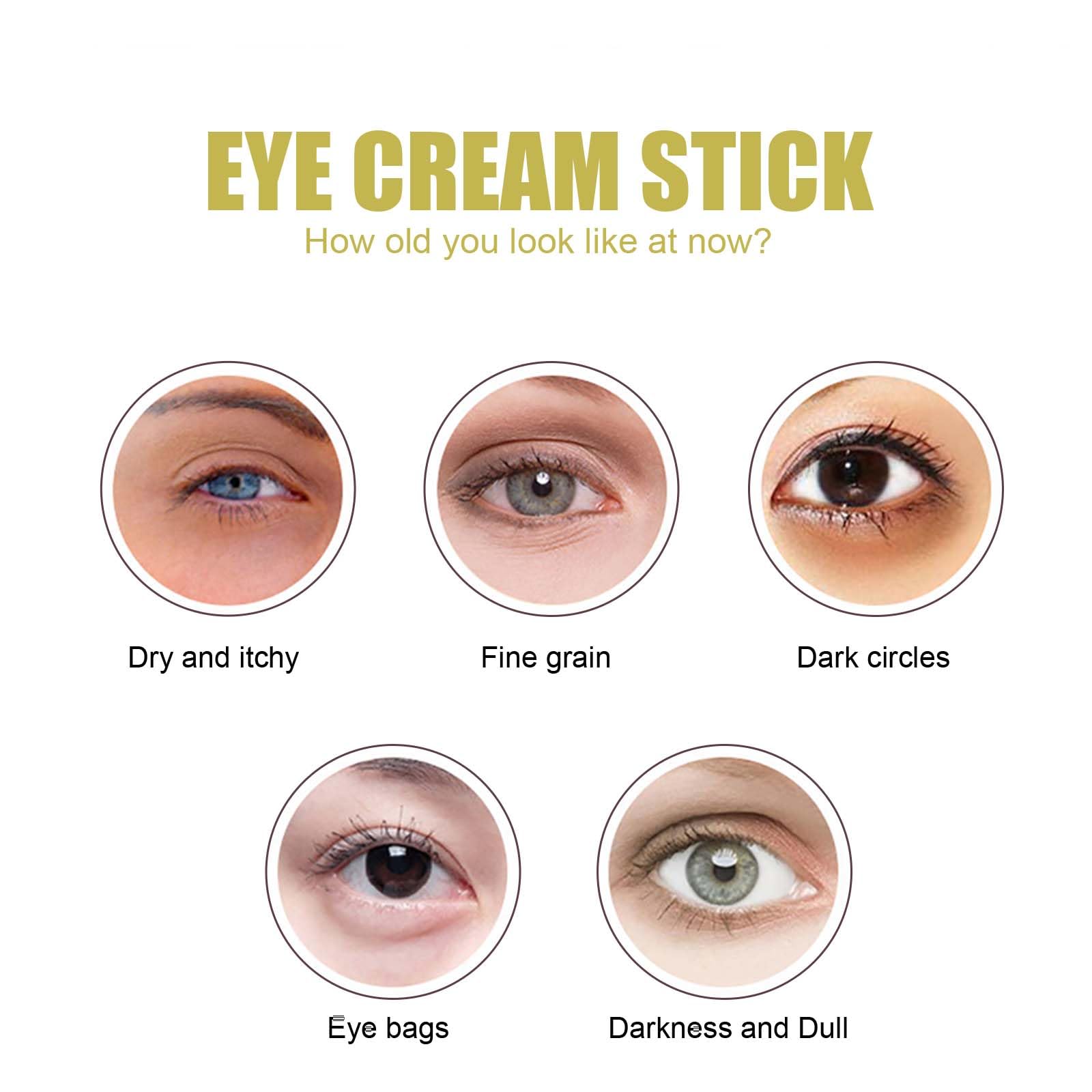 Snail Peptide Eye Cream, Natural Eye Cream With Snail Extract, Instant Tightening, Snail Peptide Eye Cream For Dark Circles and Puffiness (2PCS) - Medaid International