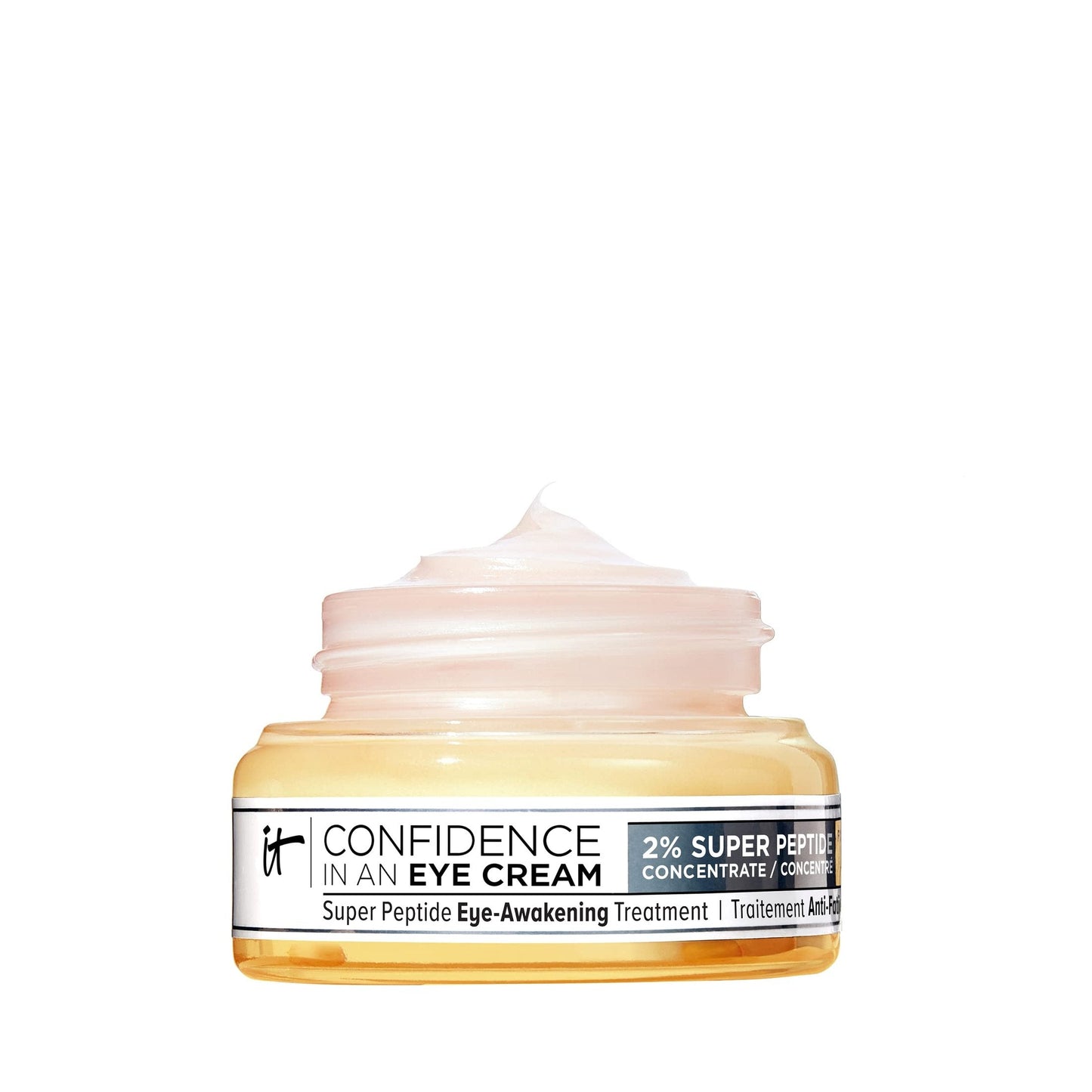 IT Cosmetics Confidence in an Eye Cream - Anti Aging Peptide Eye Cream for Dark Circles & Wrinkles, Lightweight 48HR Hydration, 2% Super Peptide Concentrate, Smooth & Brighten Undereye - 0.5 fl oz - Medaid International