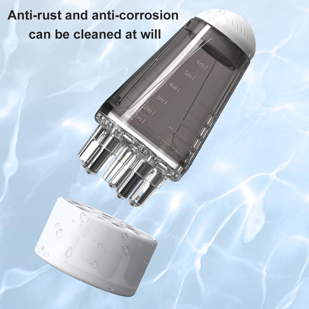 Scalp Applicator Comb for Hair Growth, Hair Oil Scalp Massager Root Comb Bottle for Essential Oil Hair Treatment (Grey) - Medaid International