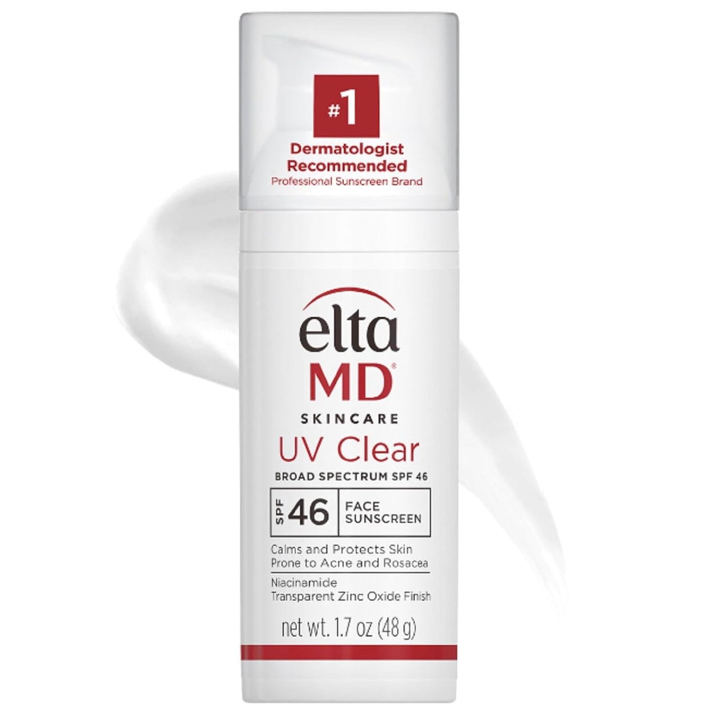 EltaMD UV Clear Face Sunscreen, Protects and Calms Sensitive Skin and Acne-Prone Skin, Lightweight, Silky, Dermatologist Recommended - Medaid International