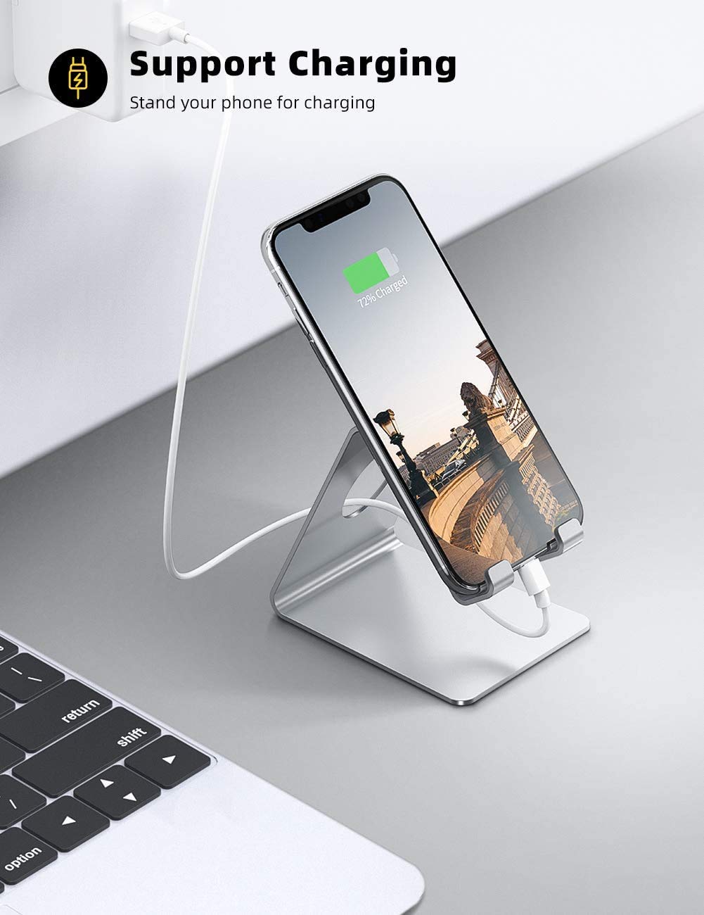 Lamicall Cell Phone Stand+Phone Mount for Car Vent - Medaid International