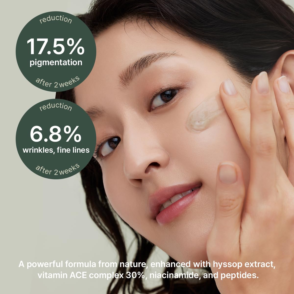 Arencia Glow Hyssop Overnight Face Mask Serum - hydrating & Anti-Aging Serum for younger looking Korean Glass Skin, Vitamin A, C, E, Niacinamide, Peptide - Medaid International