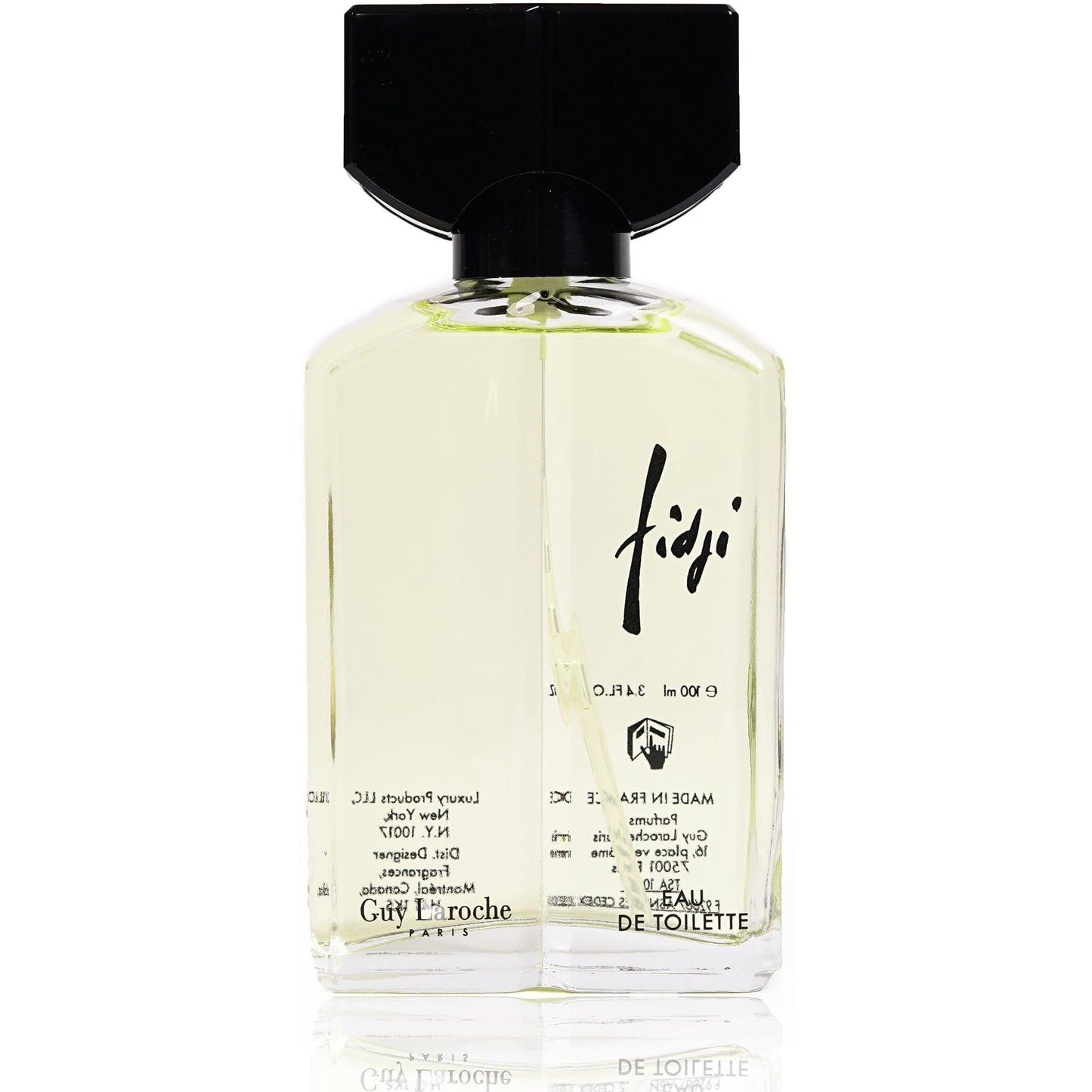 Fidji by Guy Laroche Eau de Toilette Spray Fragrance for Women - Top Notes of Ylang Ylang, Hyacinth, Lemon - Heart Notes of Clove, Jasmine, Rose - Base Notes of Sandalwood, Patchouli, Musk - 1.7 oz - Medaid International