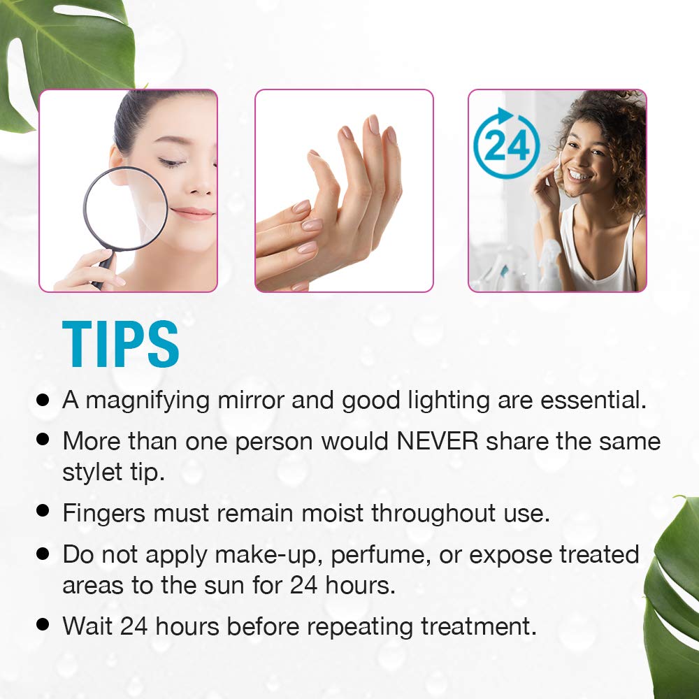 Clean + Easy Electrolysis Machine for Permanent Hair Removal - Non-Laser, Painless Electrolysis Hair Removal for Face & Body, At-Home Remover Device - Medaid International