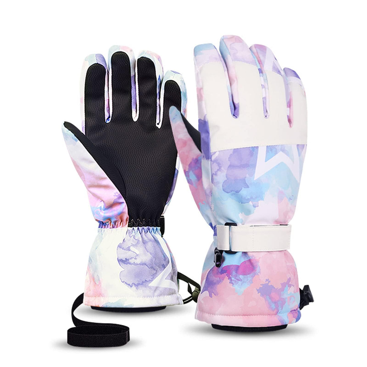 KASTWAVE Winter Gloves for Men Women - Wool Fleece Liner Touchscreen Gloves, Thermal Warm Winter Gloves for Cold Weather