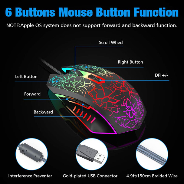 MEETION M930 Gaming Mouse Wired With RGB Chroma Backlit - Medaid International