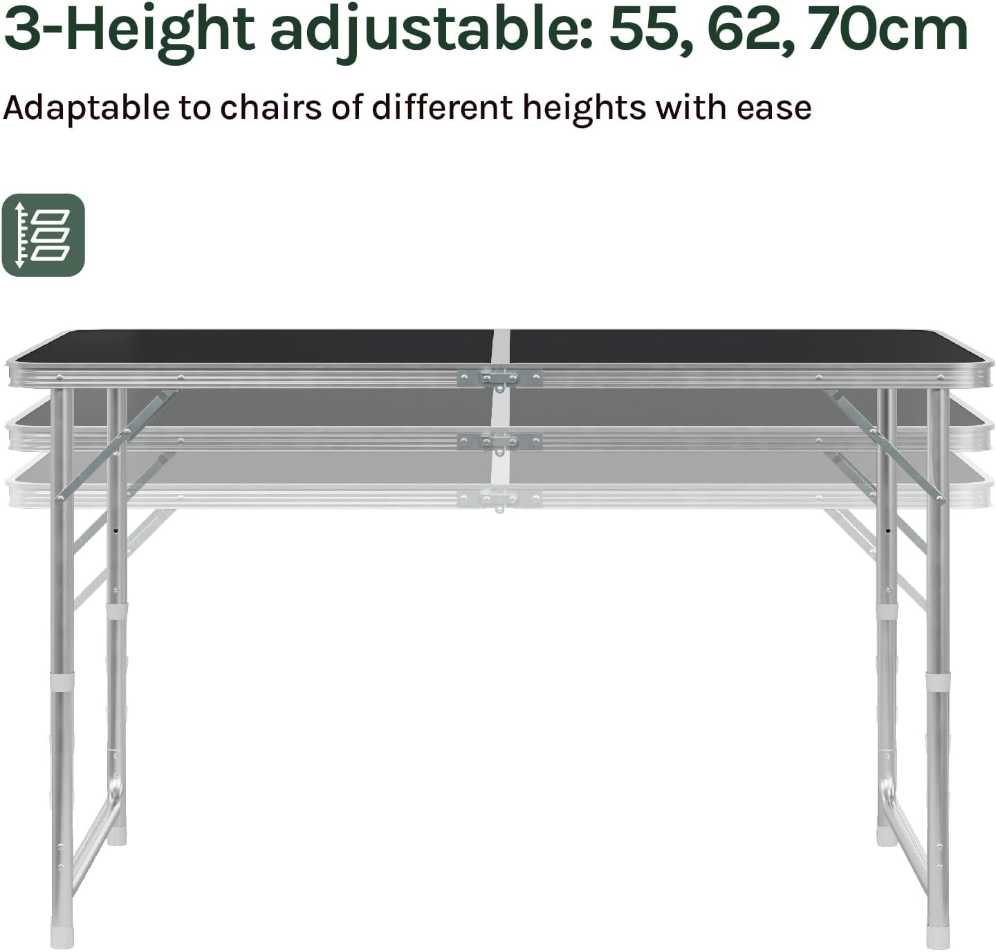 WOLTU Camping Table Picnic Table (CPT8122SZ)