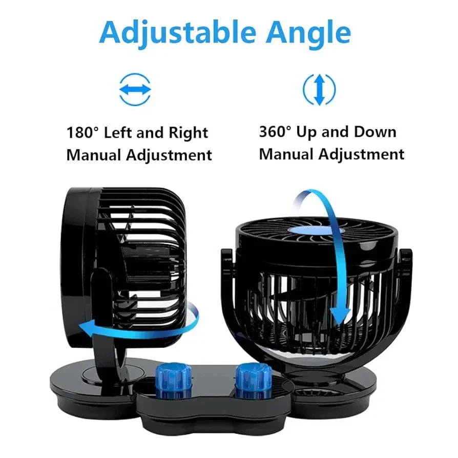 DOUBLE-HEADED VEHICLE FAN CA2350 - Medaid International
