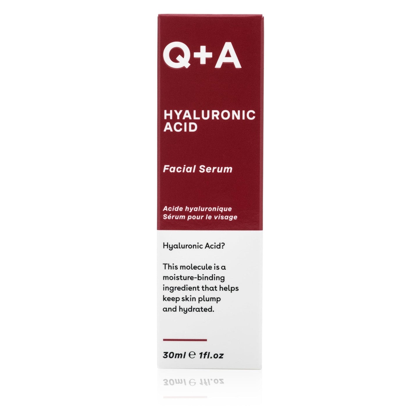 Q+A Hyaluronic Acid Facial Serum (30ml), Natural Hydrating Face Serum, for Plump Skin, Anti Ageing, Fragrance Free, Delivers Deep, Lasting Hydration, Rehydrates and Softens the Skin - Medaid International