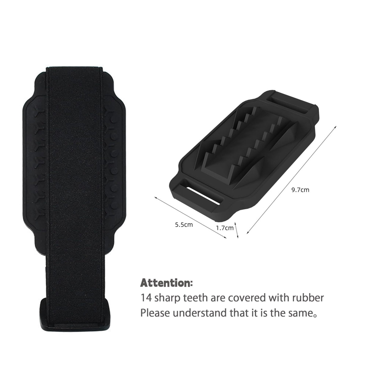 TERRIFI Ice Cleats for Shoes and Boots, with Adjustable Straps Easily Rotate Non Slip Grippers, Easily Rotate Non Slip Grippers, Walk Traction Cleats for Walking, Hiking, Mountaineering