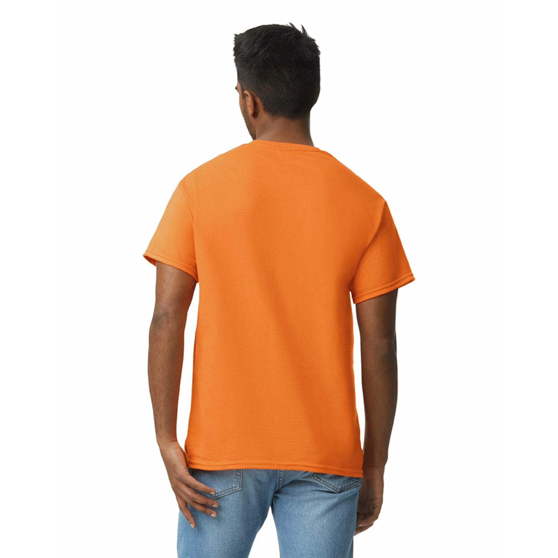 Gildan Adult Ultra Cotton T-Shirt, Style G2000, Multipack, Safety Orange (2-Pack), Large - Medaid International