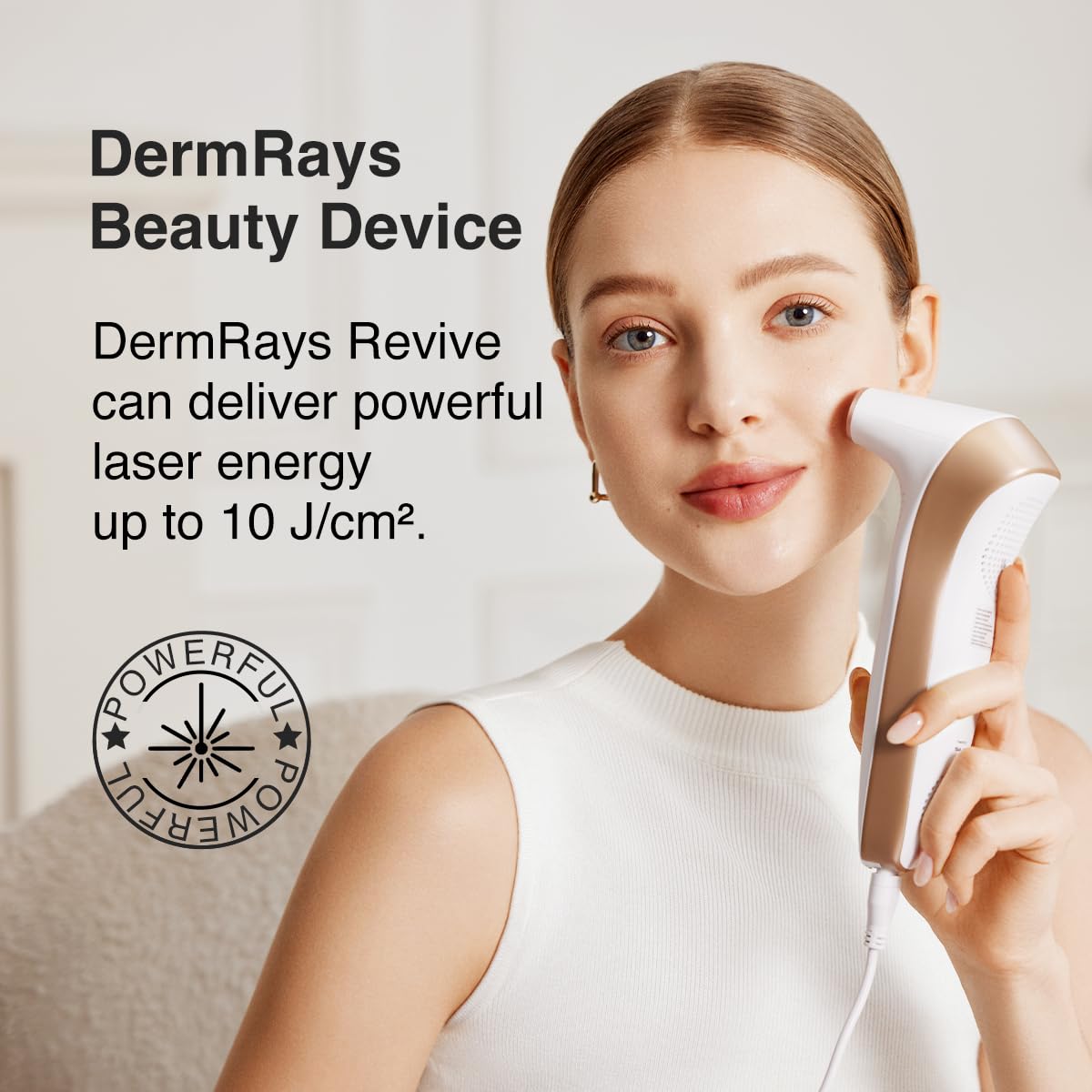 DermRays Revive Skincare for Anti-Aging, Glow Like Never Before,Multifunctional Beauty Device, Facial Massager for Home Use - Medaid International