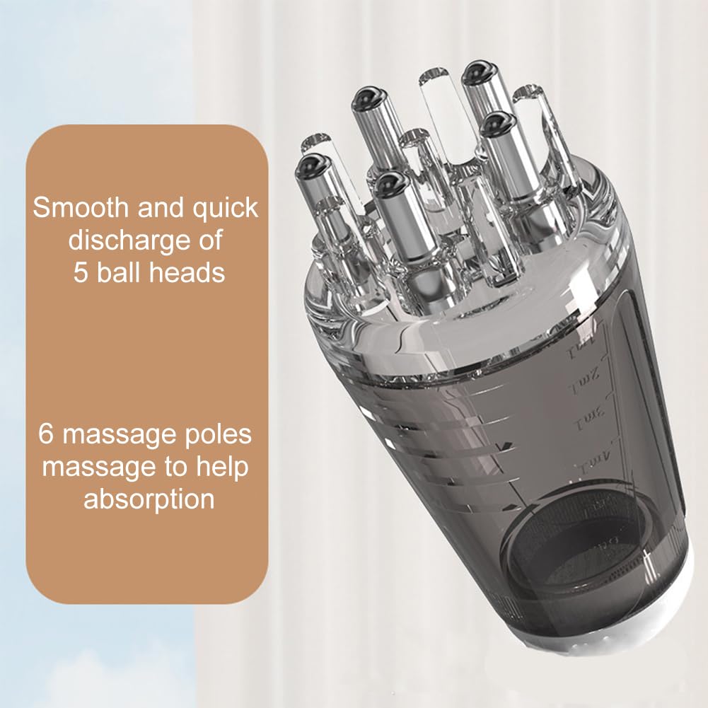 Scalp Applicator Comb for Hair Growth, Hair Oil Scalp Massager Root Comb Bottle for Essential Oil Hair Treatment (Grey) - Medaid International