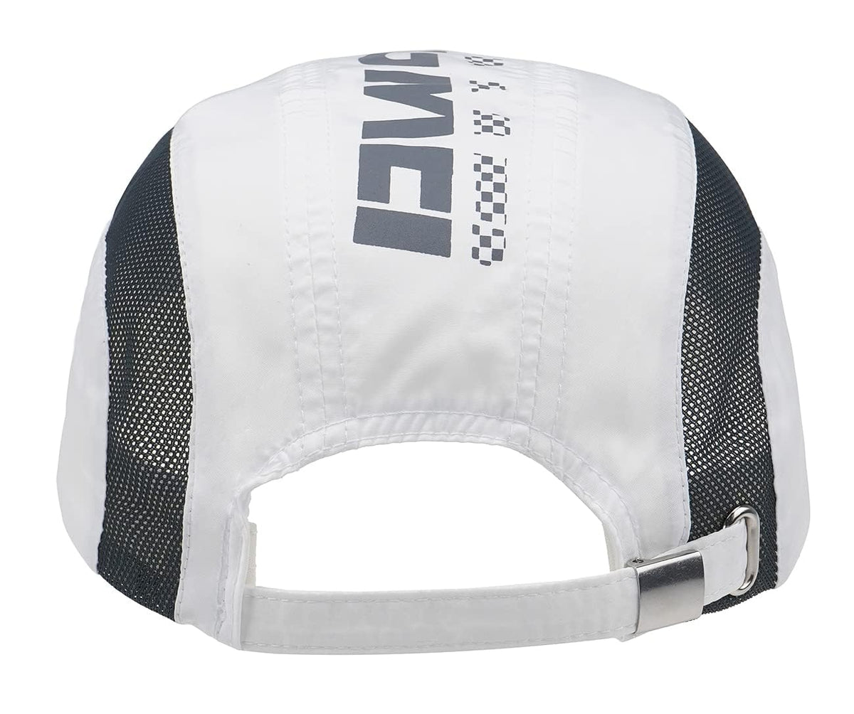 TERRIFI Quick Drying Baseball Cap, Sun Hats for Men & Women, Mesh Lightweight Protection UV for Outdoor Sports (White)