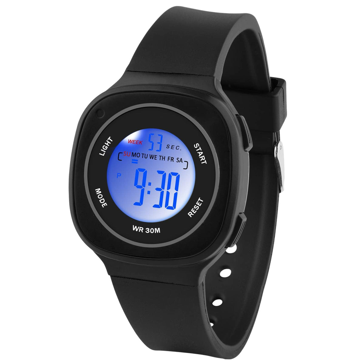 TERRIFI Kids Watches Digital for Girls Boys, Light Wristwatch for Child Waterproof Sport Outdoor Multifunctional Wrist Watches with Stopwatch Alarm for Ages 4-15