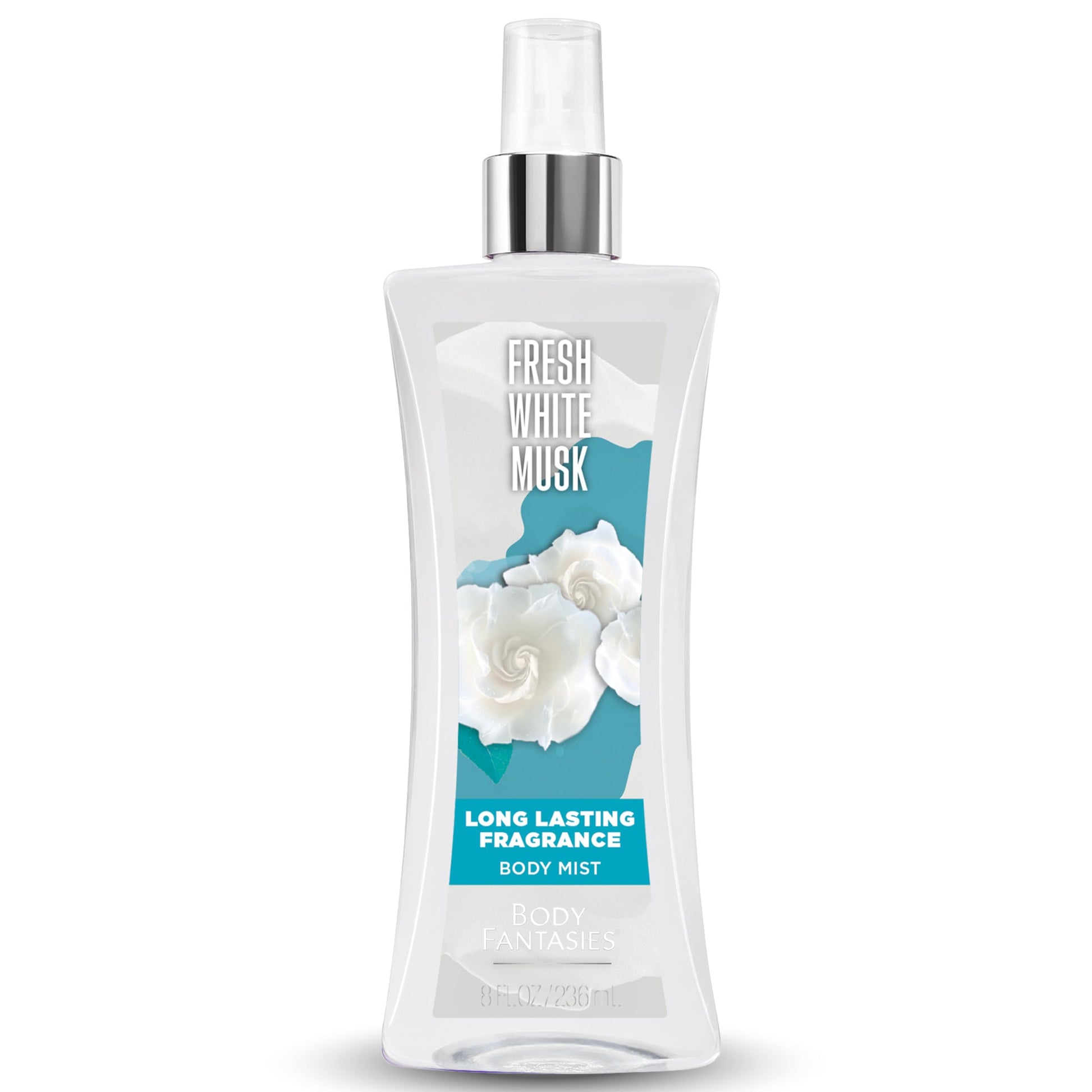 Body Fantasies Signature Fragrance Body Spray, Fresh White Musk, 8 Fluid Ounce - Medaid International