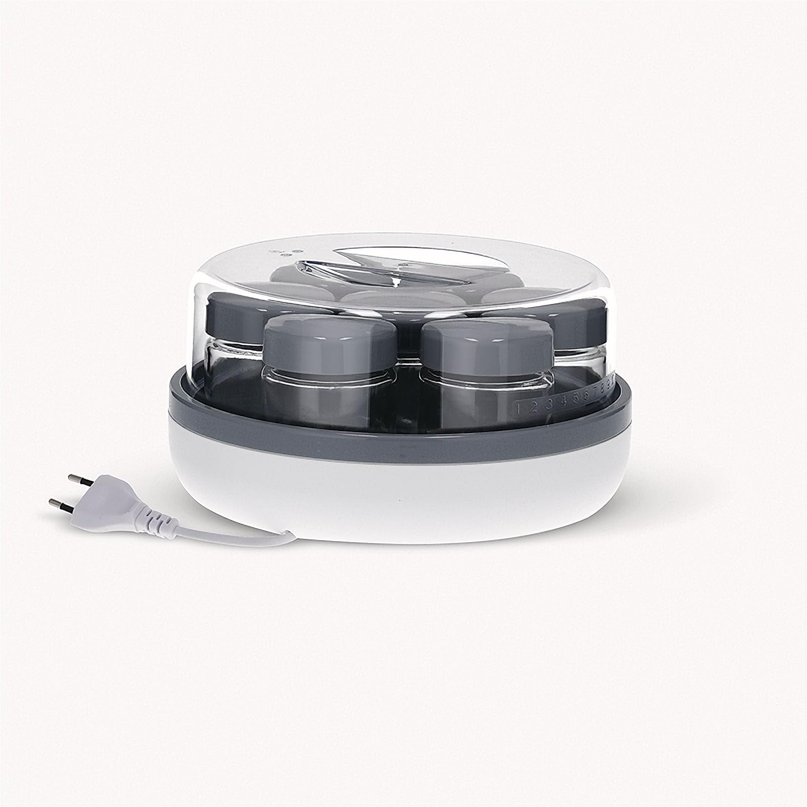 Severin JG 3518 Yogurtera, blanco/gris - Medaid International