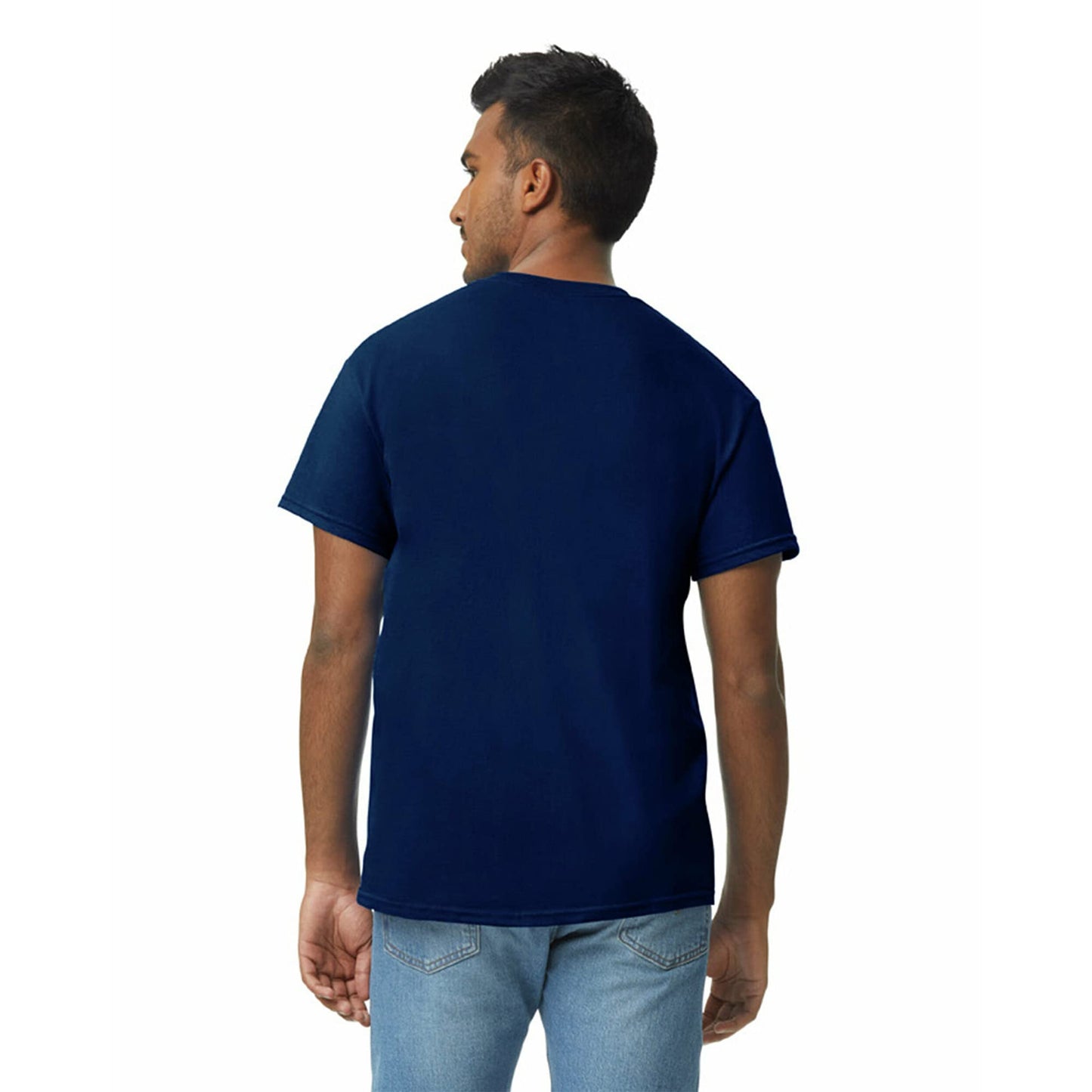 Gildan mens Heavy Cotton T-shirt, Style G5000, Multipack Shirt, Navy (2-pack), Medium US - Medaid International