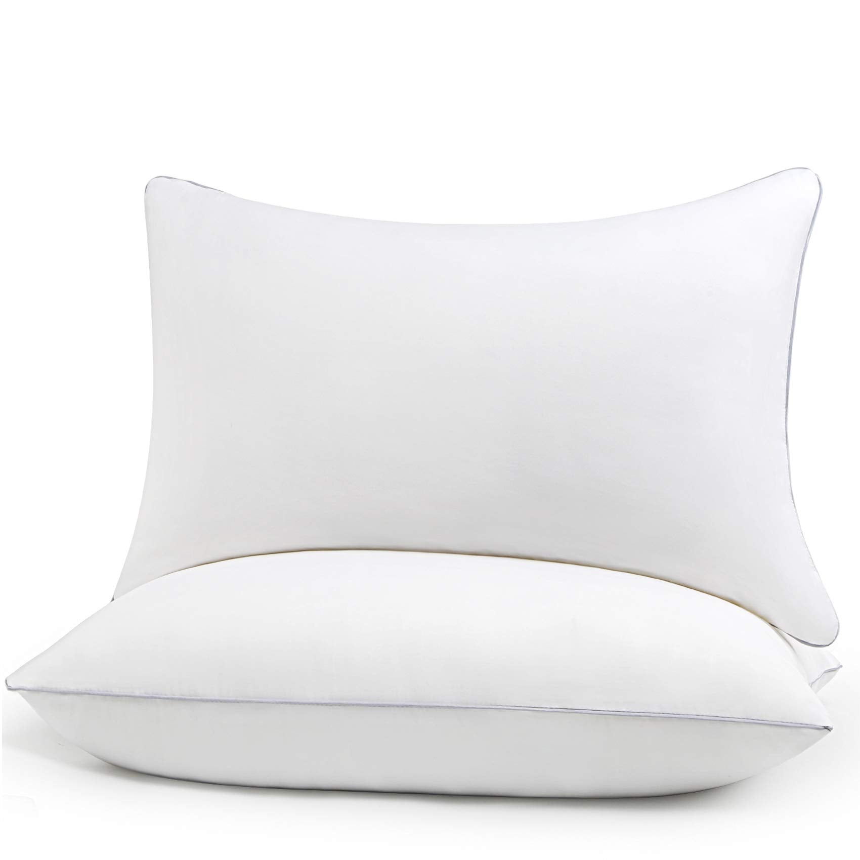 HIMOON Bed Pillows for Sleeping 2 Pack,Standard Size Cooling Pillows Set of 2,Top-end Microfiber Cover for Side Stomach Back Sleepers - Medaid International