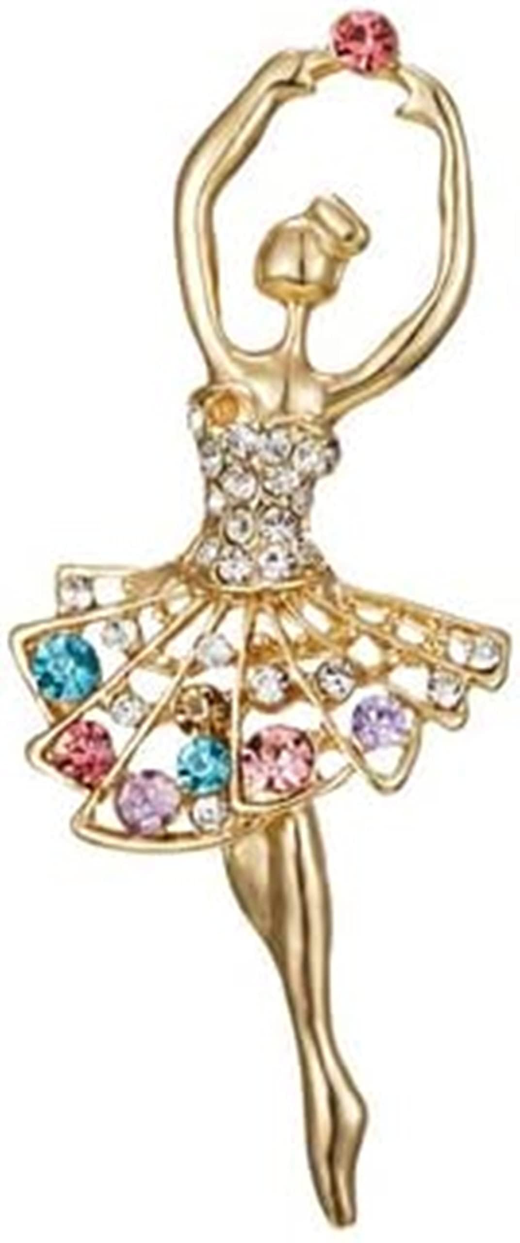 TERRIFI Ballet Dancer Brooch Pins, Cute Pins for Backpacks, Angel Wings Brooch, Fashion Jewelry for Any Special Occasions 6 Pcs
