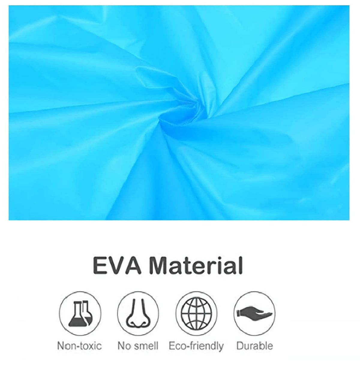 Rain Poncho for Kids, [2 Pack] EVA Kids Raincoat Reusable Rain Coat Jacket for Kids, Boys, and Girls 6-13 Years Old