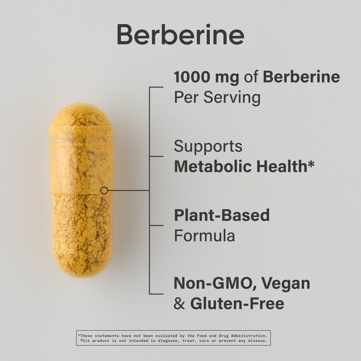Sports Research Berberine - Herbal Ayurvedic Metabolic Health Support - 500mg - 120 Capsules - Vegan Certified, Gluten-Free, Non-GMO - Medaid International