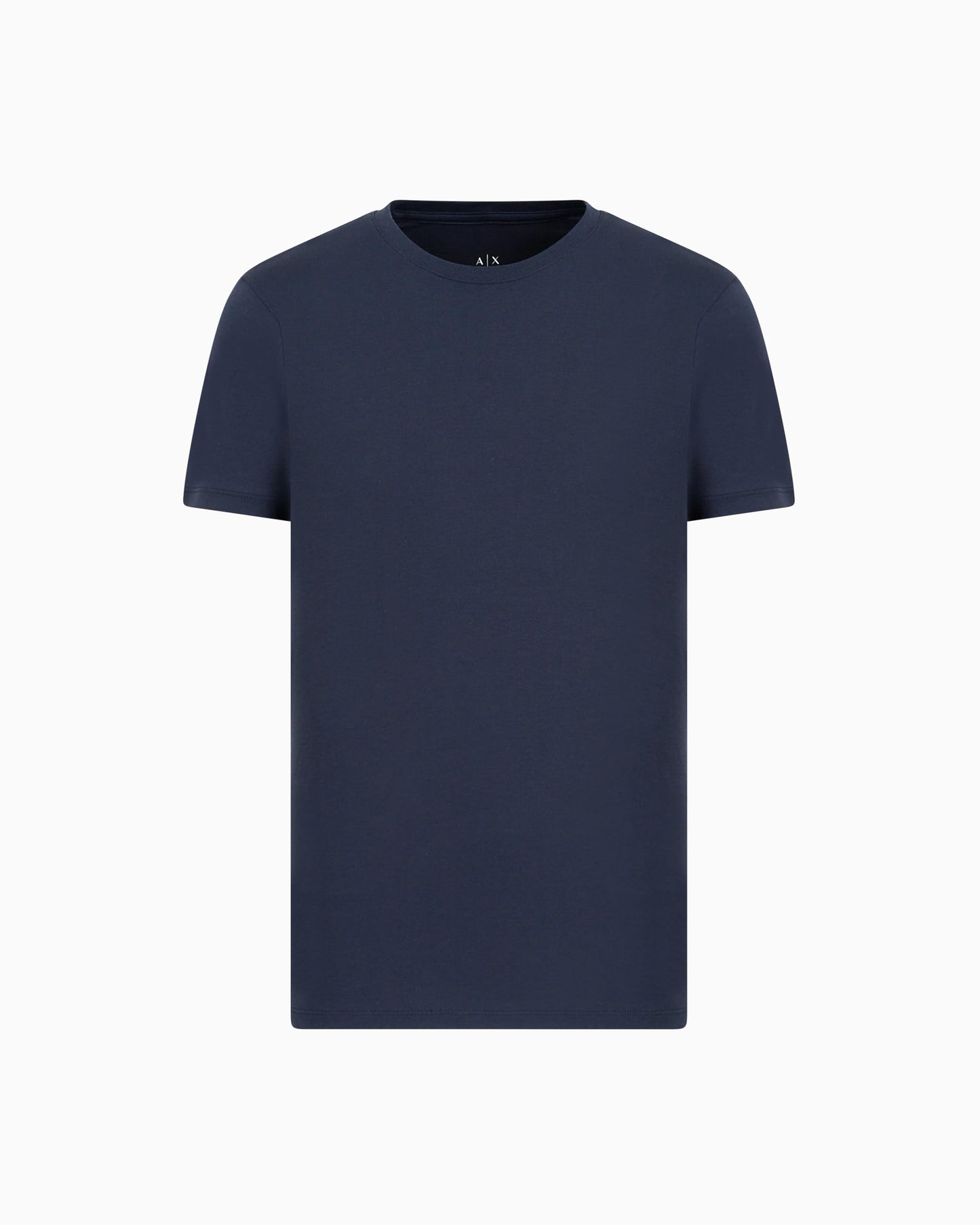 Armani Exchange mens Classic Crew Logo Tee T Shirt, Dark Blue, X-Large US - Medaid International