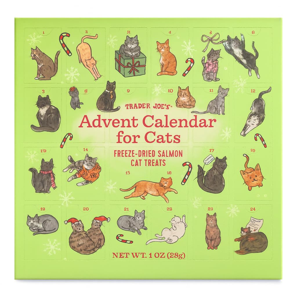 Trader Joe's Advent Calendar for Cats - Salmon and Dried, No Color, Size No Size - Medaid International