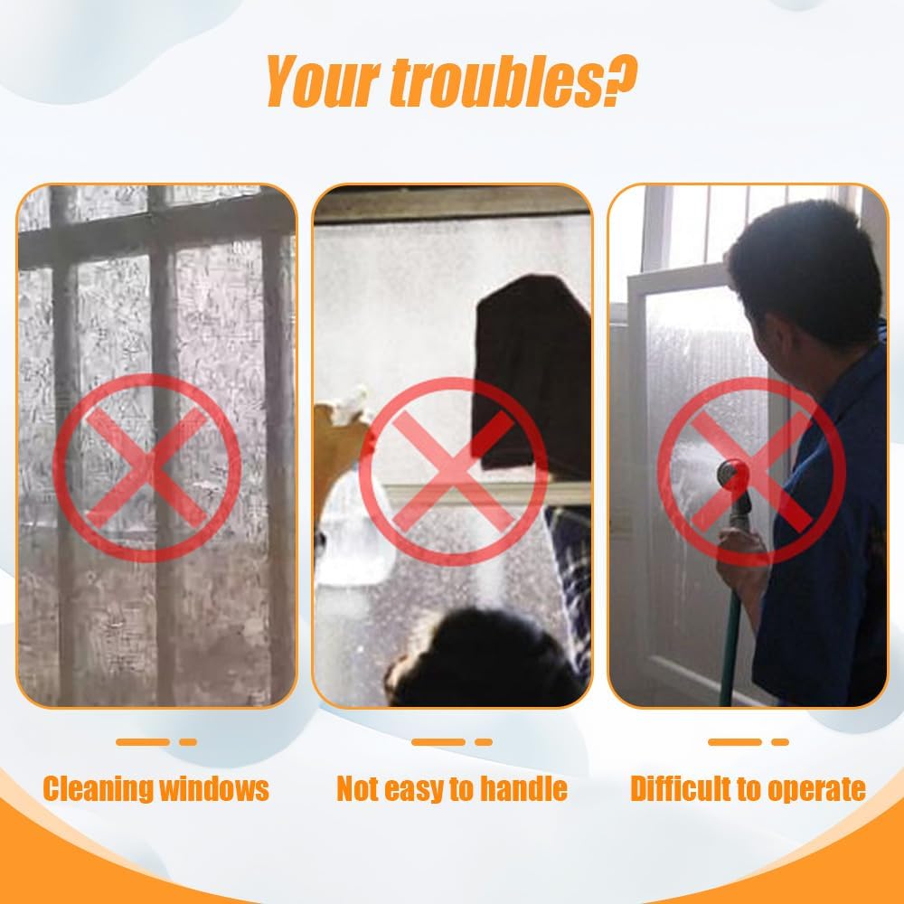 2-in-1 Screen Cleaning Brush – Double-Sided Window Cleaner