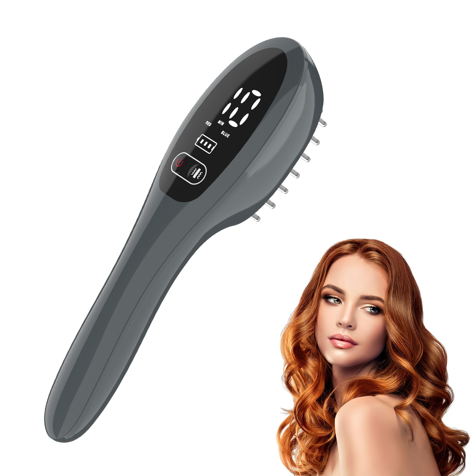 Laser Therapy Hair Growth Comb, red light therapy for hair growth - Medaid International