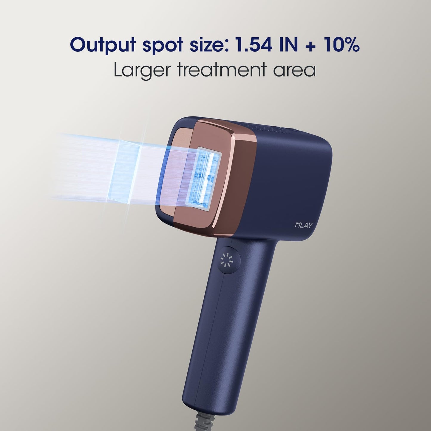 MLAY T14 Hair Removal Device, 0.5s/flash, 20J High Energy IPL Hair Removal Device with ice-Cooling System, 5 Energy Levels, Hair Removal Device Can Be Used All Over the Body +1*bikini HR + 1* Face HR - Medaid International