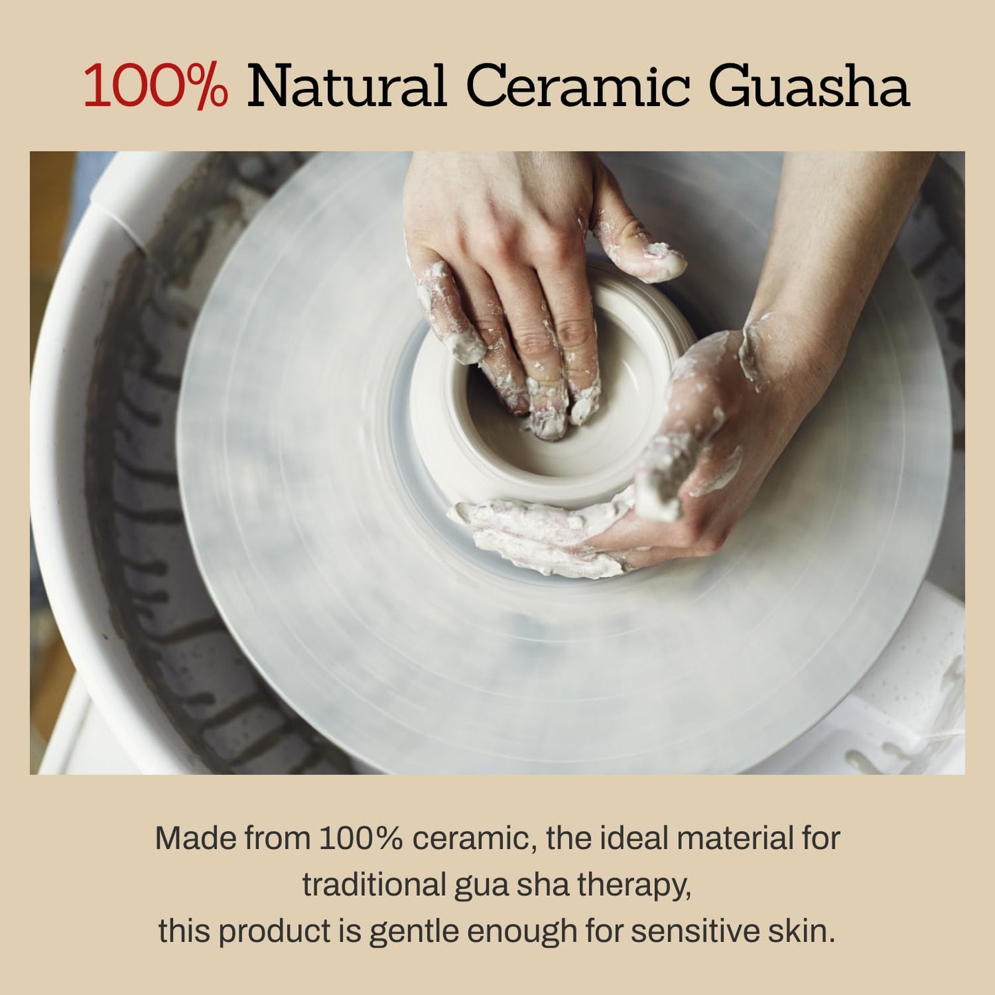 MEDITHERAPY SOKSAL GUASHA,Ceramic Gua Sha,Body Massage Tool, Korean Body Guasha, Guasha Board, Face Lift, Muscle Relief Massage Board (Body Massager) - Medaid International