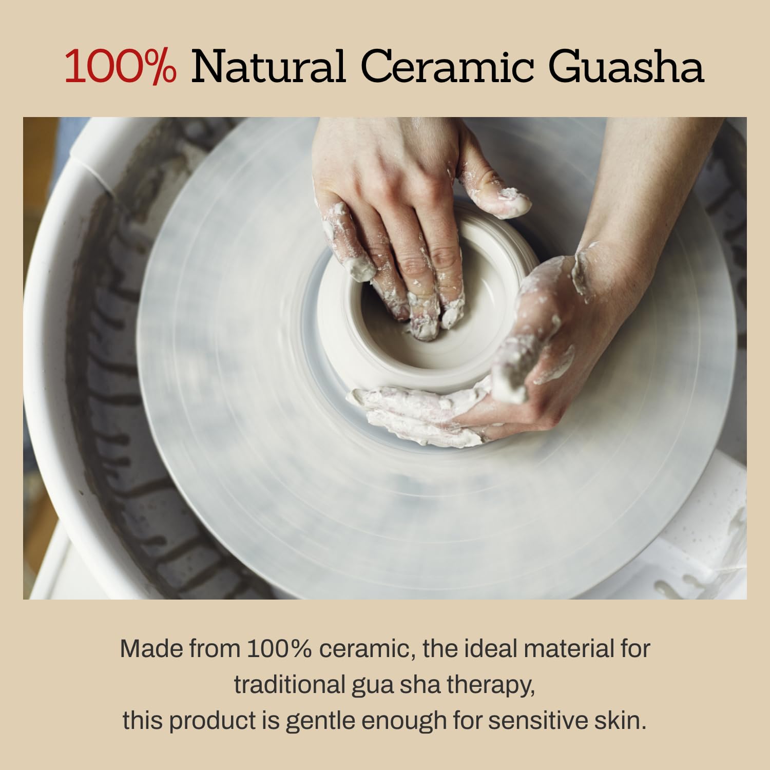 MEDITHERAPY SOKSAL GUASHA,Ceramic Gua Sha,Body Massage Tool, Korean Body Guasha, Guasha Board, Face Lift, Muscle Relief Massage Board (Body Massager) - Medaid International