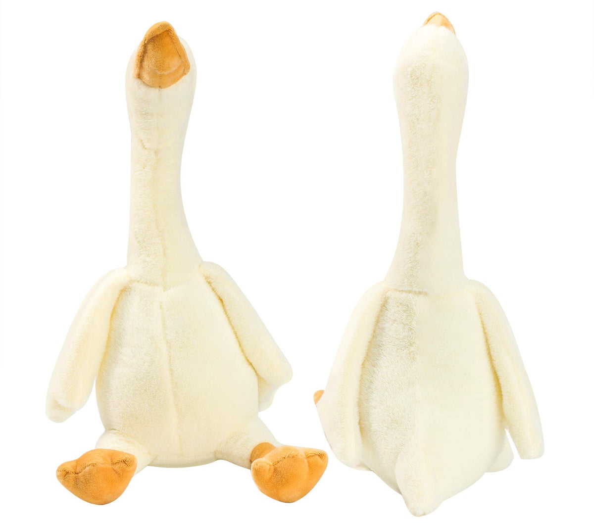 KASTWAVE Swan Stuffed Toy 19.7 Inch, Soft Smooth Plush Goose, Gift for Boys and Girls, White Animal Plushie Ideal for Children