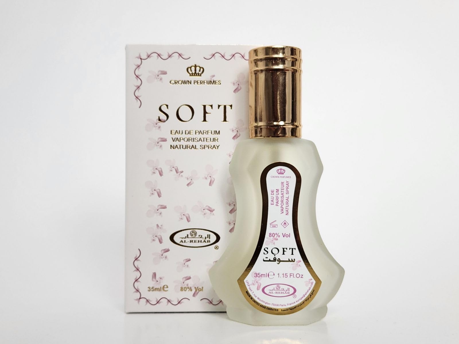 Al Rehab Soft Arabian Perfumes for Women - Eau de Parfum for Women Spray 35ml- Experience a Captivating & Long Lasting Perfume - Indulge in an Unforgettable Womens Perfume, Crafted for Elegance. - Medaid International