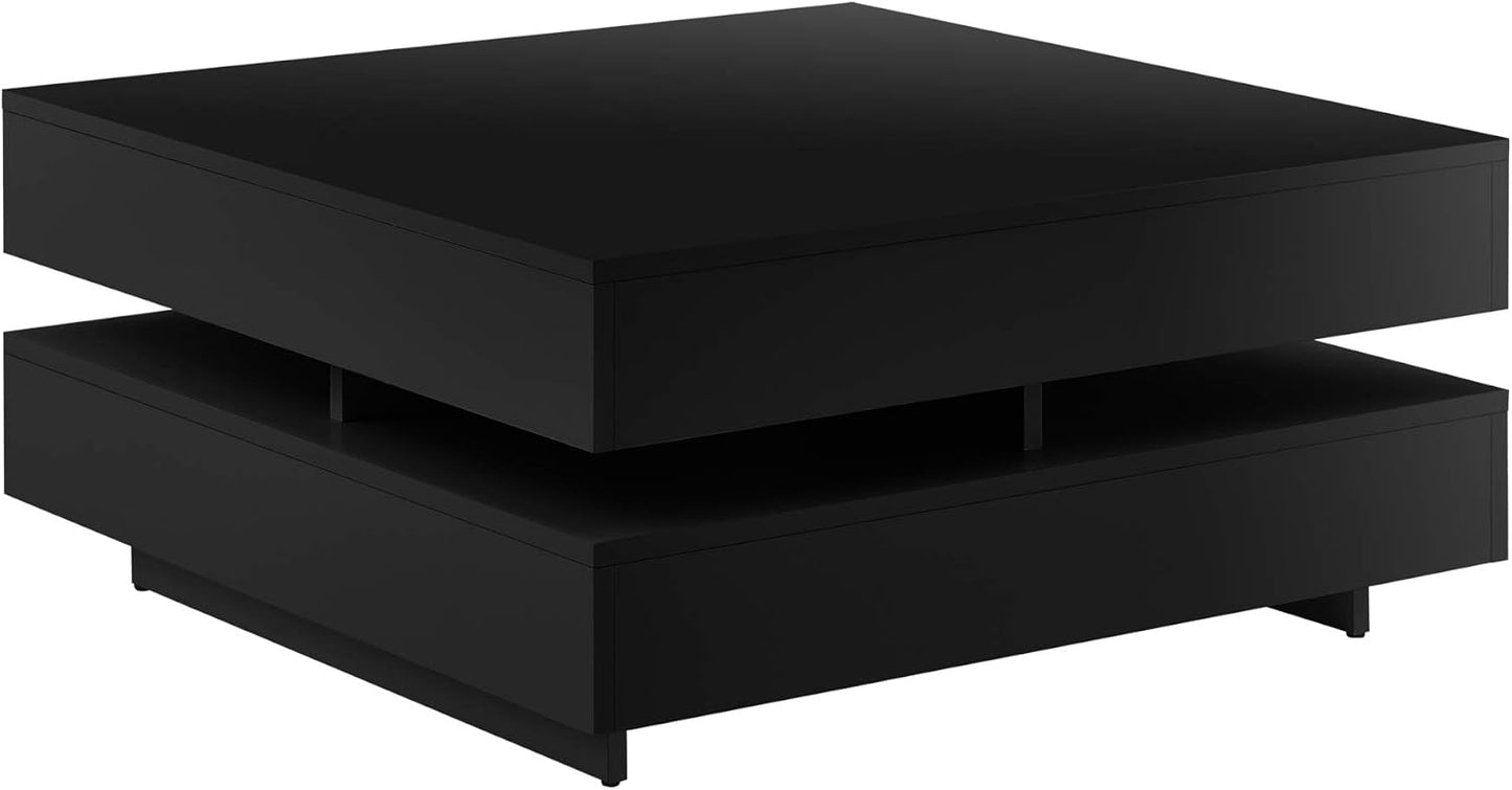 Coffee table with storage compartments