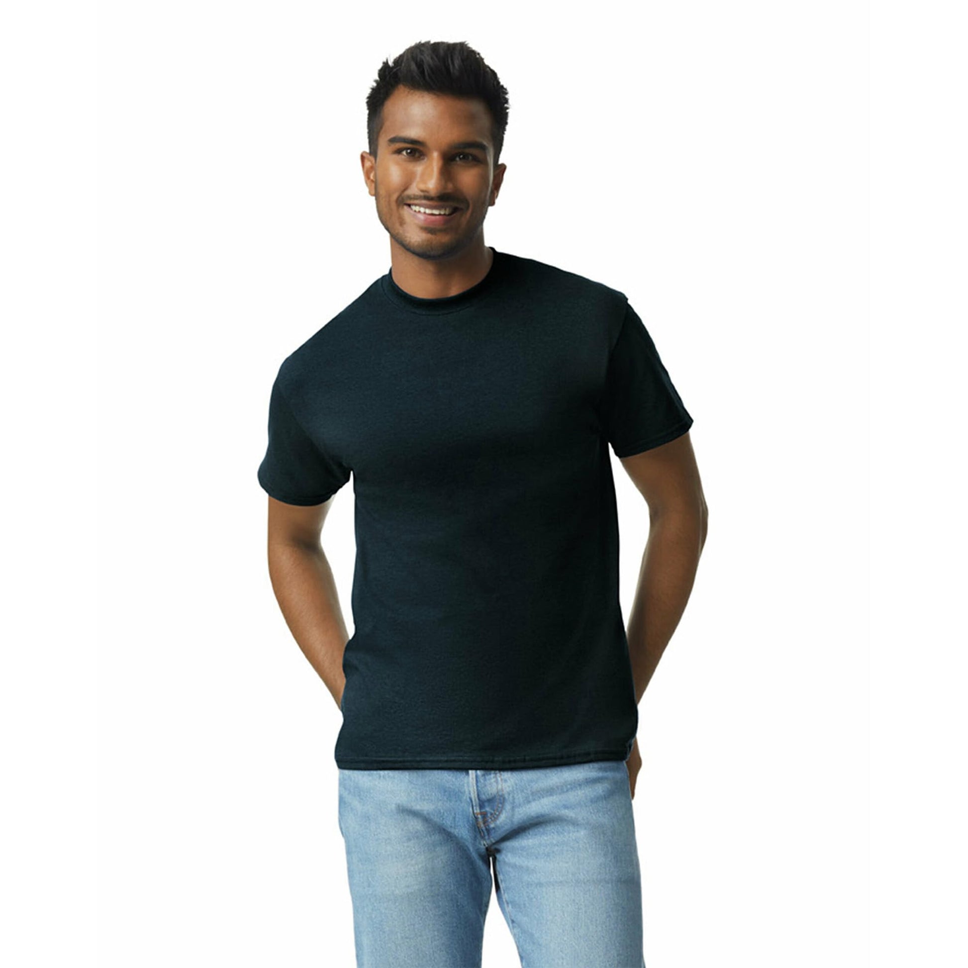 Gildan Adult Ultra Cotton T-Shirt, Style G2000, Multipack, Black (3-Pack), 5X-Large - Medaid International