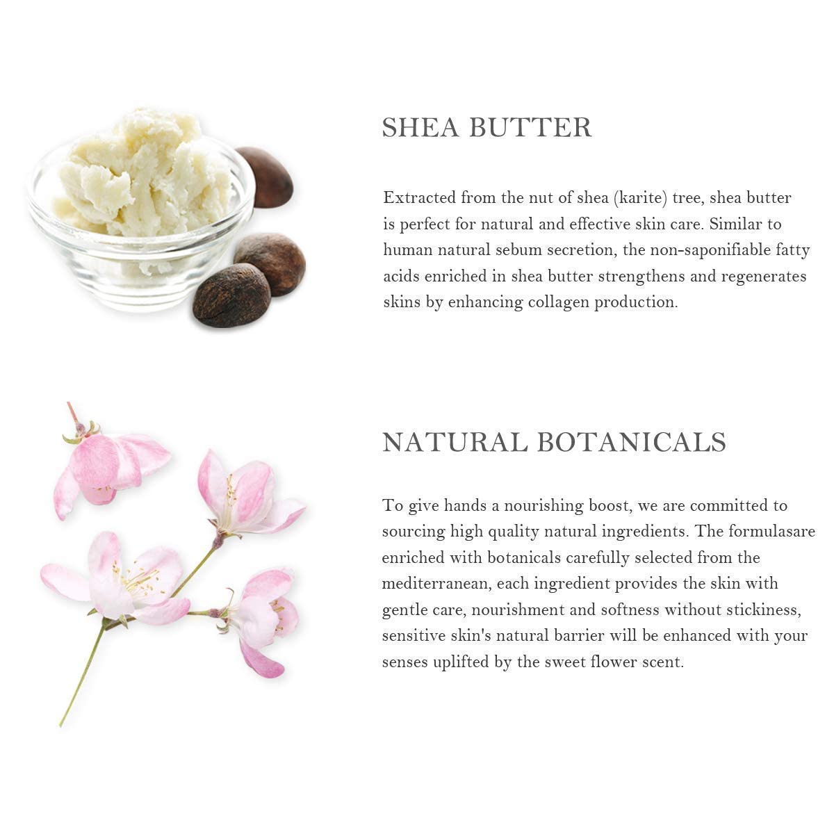 BODY & EARTH # LOVE Hand Cream Gift Set, Hand Lotion Sets for Mothers Day Gifts, Hand Care Set with Shea Butter, Travel Size Lotion Set for Women, 2 Hand Cream & Exfoliating Cream, Birthday Gifts Box - Medaid International