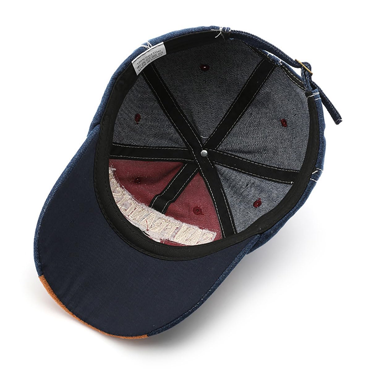 TERRIFI Embroidered Baseball Cap, Retro Distressed Baseball Cap, Suitable for Trucker Hiking Outdoor Sports Baseball Cap