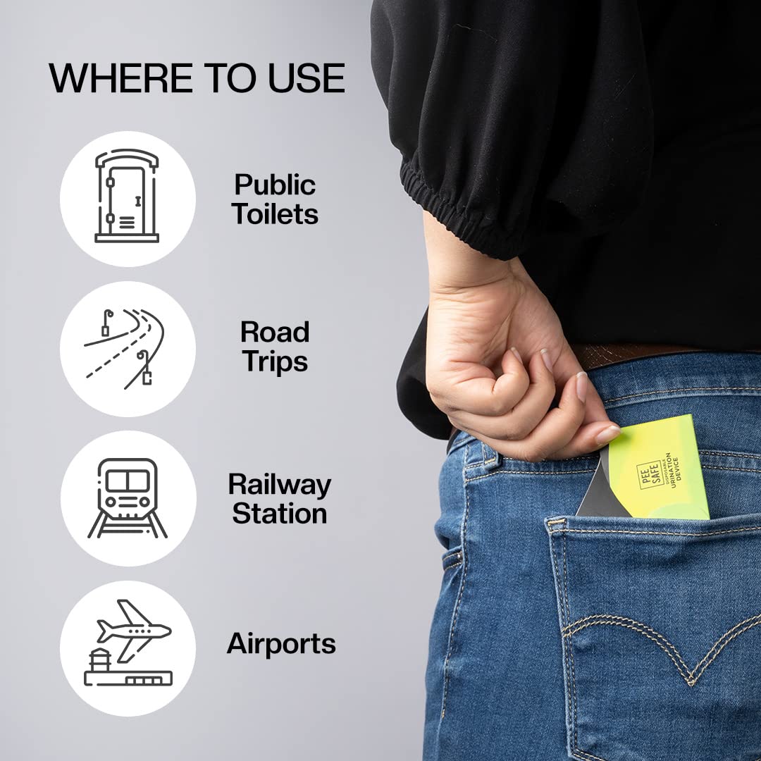 Pee Safe Travel Buddy Foldable & Disposable Urination Device For Women | Ideal For Pregnant Women & Travellers | Easy To Carry | Reduces Risk Of UTI - Medaid International